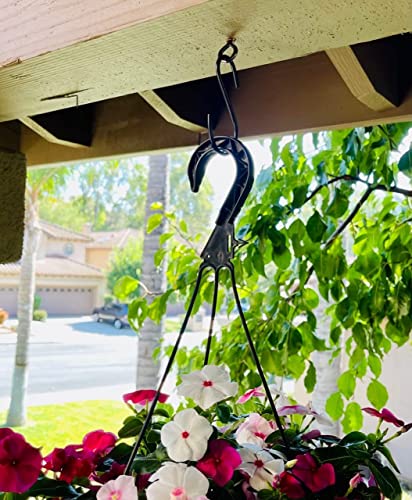 Tetra-Teknica Yh-S01 3.4 Inch Metal Extender S Hooks With Weather-Resistance Powder Coating, Color Black, 1-Dozen Pack #TOP2