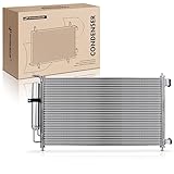 A-Premium Air Conditioning A/C Condenser Compatible with Nissan Versa 2007-2012, Cube 2009-2014, Replace# 92110AX800