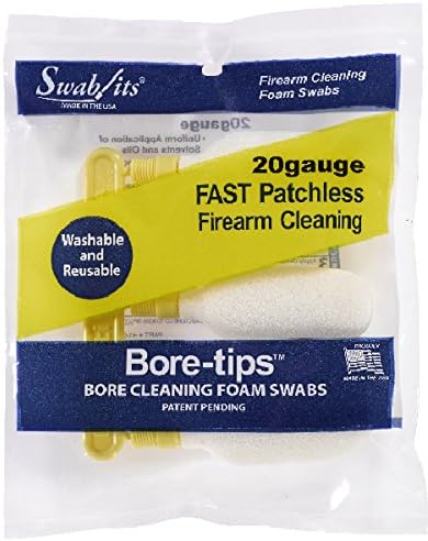 (12 Bag Case) 20 Gauge Gun Cleaning by Swab-its® - Made in The USA