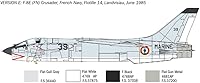 Vista 8 de Italeri 1456 Vought F-8E Crusader Kit de modelo de plástico a escala 1/72