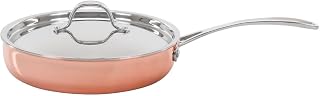 For 9.5 Copper Triply Stainless Steel Frying Pan Multiply Cookware Pan