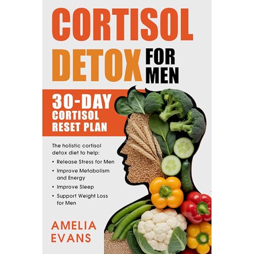 Cortisol Detox for Men Audiolibro Por Amelia Evans arte de portada