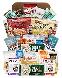 Keto Snack Box 40-Count - Keto Gift Box Variety Pack Low Carb & Sugar Snacks, Gluten-Free | Gift Bas