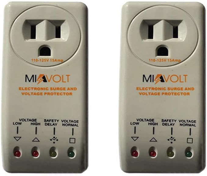 2Pack Refrigerator 1800W Voltage Brownout Appliance Surge