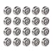 uxcell 681 Deep Groove Ball Bearings 1mm Inner Dia 3mm OD 1mm Bore Open Type Chrome Steel Z2 20pcs
