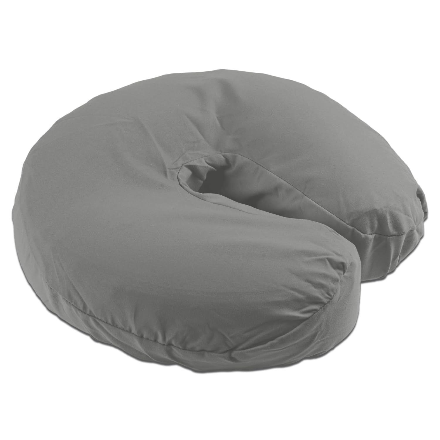 Photo 1 of Body Linen 10 Pack Tranquility Microfiber Massage Face Rest Covers for Tables and Chairs - Durable, Lightweight and Extra Soft - Gray