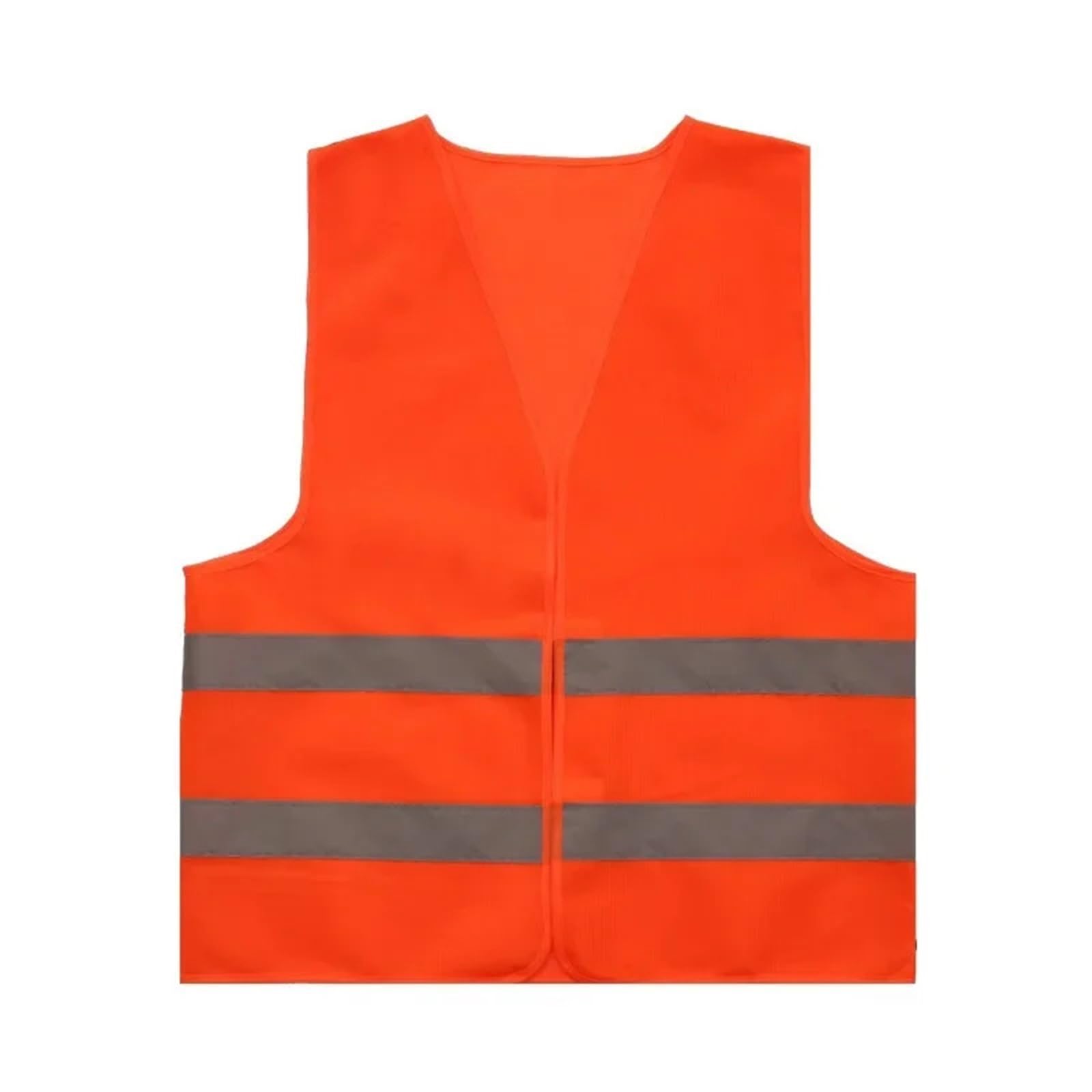 ByNGSDCC 1Pc Reflective Strip Safety Vest High Visibility Fluorescent for Car Motorcycle Emergency(Orange Red)