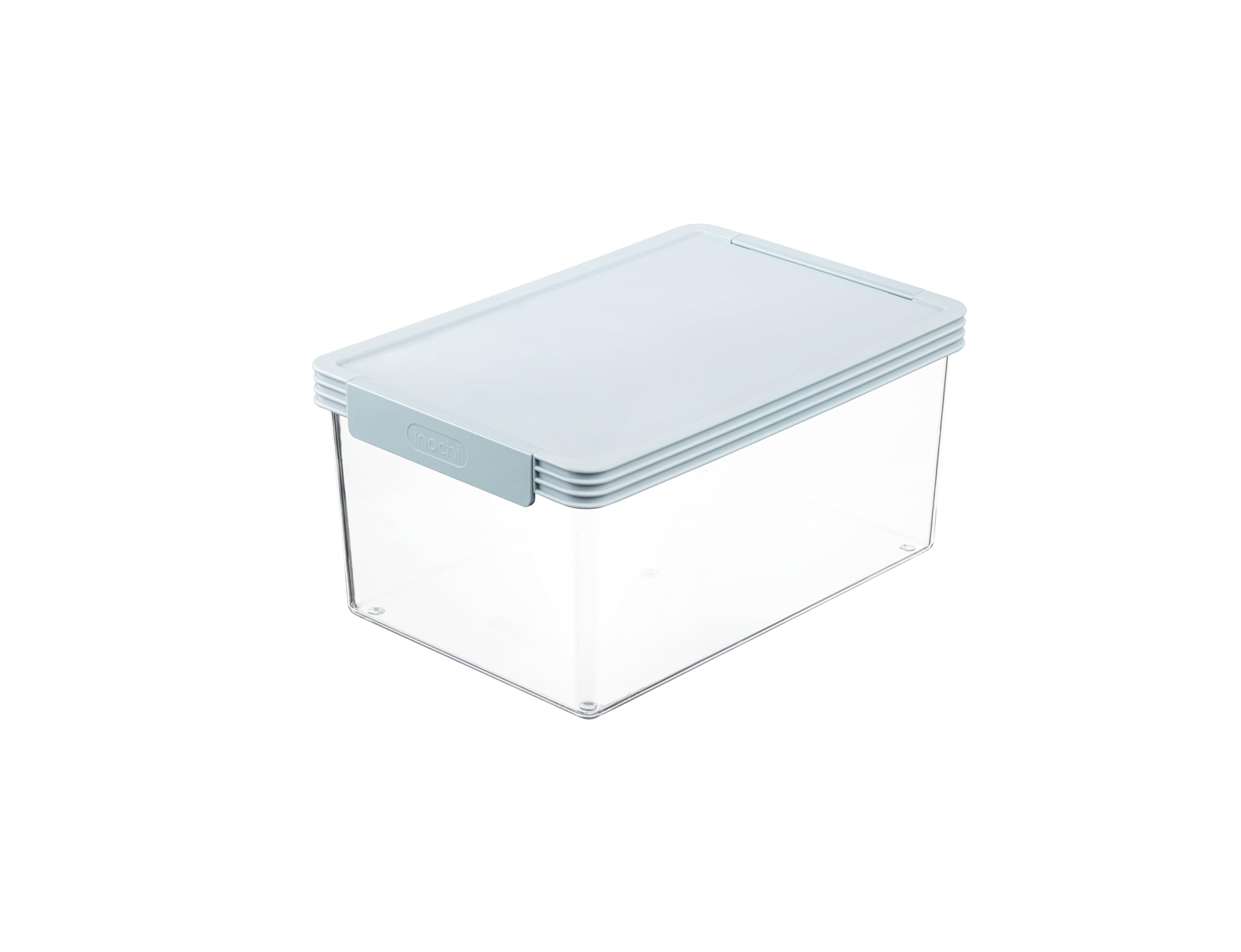 Inochi Tritan Hokkaido Food Container 1000ml PP Safe Material Store and Preserve Food, Pack Lunch, Kitchen Organizer Freezer, Microwave & Dishwasher Safe Light Blue