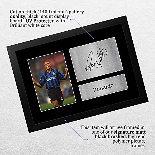 HWC Trading Foto autografata di Ronaldo dell'Inter...