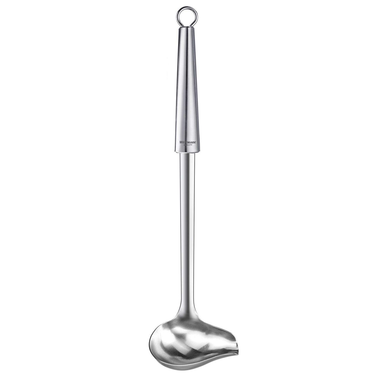 Westmark Soßenlöffel/Soßenkelle, Länge: 32,2 cm, Rostfreier Edelstahl, Glory, Silber, 18542270