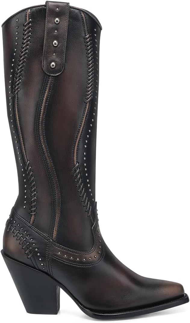 Cuadra Tall Boot for Women in Bovine Leather Chocolate
