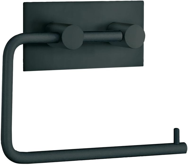 Beslagsboden Wall Mounted Toilet Paper Holder Finish: Black Matte Stainless Steel