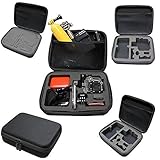 Tamaño mediano de viaje protectora funda de transporte para todas las cámaras GoPro y accesorios.