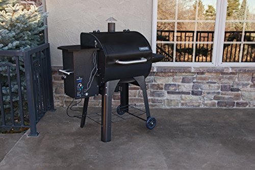 Camp Chef SmokePro SG 24 Wood Pellet Grill Smoker, Black (PG24SG) - Image 2