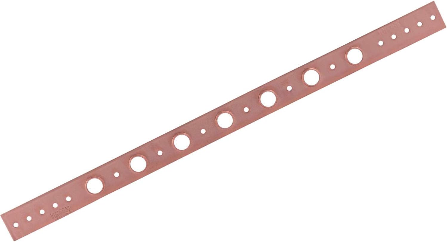 HoldRite 1/2 Inch x 20 Inch Copper Bonded Pipe Support Bracket, 101 18