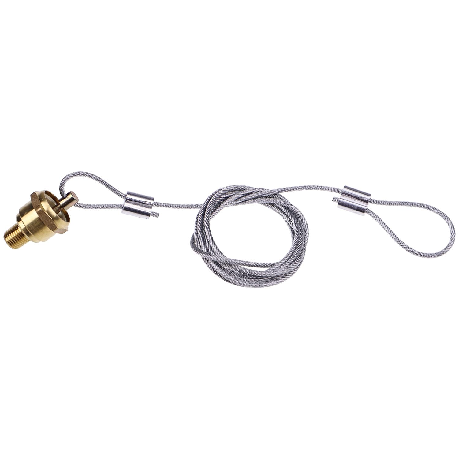 10 válvulas de drenaje de tanque de aire 12105 TR12105 de 60 pulgadas, cable compatible con compresor de depósito de freno de aire NPT Haldex de 1/4 pulgadas compatible con semircamión N3613AD