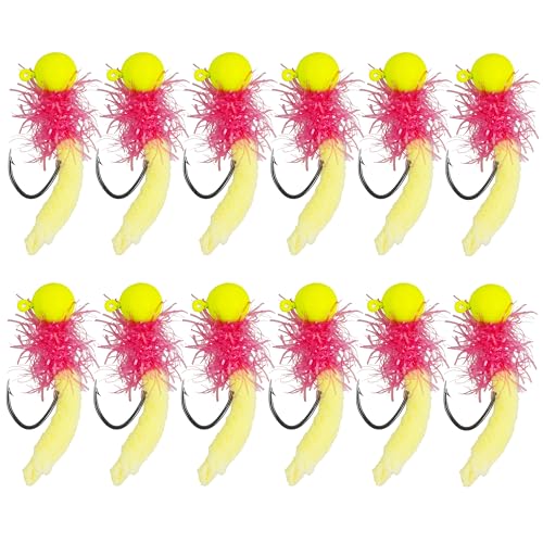 Crappie jigs à plumes fait main pour animer une queue d'asticot attractive