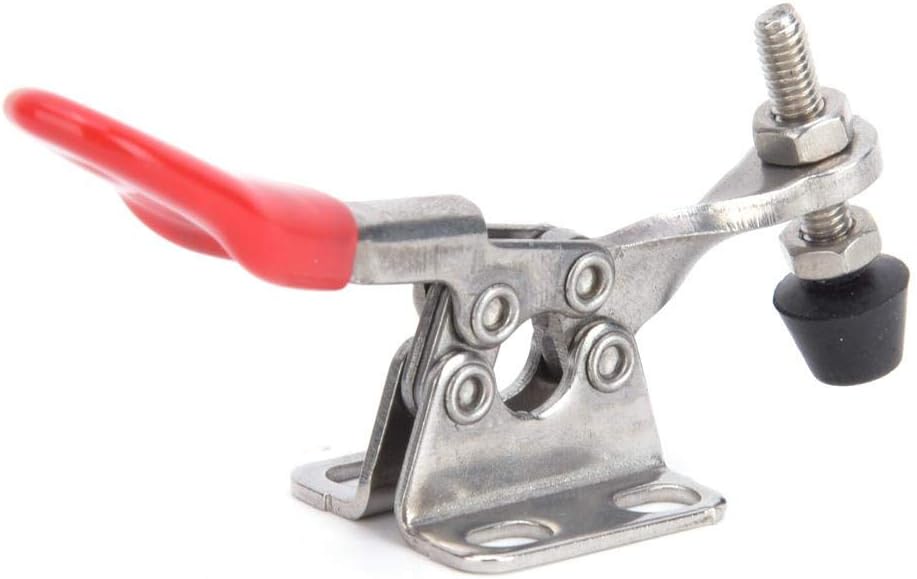 2pcs Toggle Clamps 304 Stainless Steel 27KG Heavy Duty Industrial Grade Durable Quick Welding Fixture Hand Tool