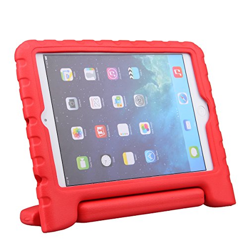 NEWSTYLE Apple iPad Mini Shockproof Kids Case Super Protection Cover Handle Stand Case for Kids Children for Apple iPad Mini 3rd Gen (2014 Released) / iPad Mini 2 with Retina Display/iPad Mini (Red)
