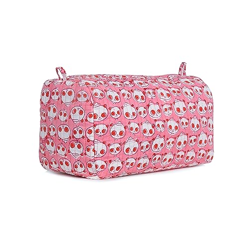 Image of Men's Toiletry Travel Bags Shaving Kit, Makeup Pouch Bag for Women (23.5 X 11.5 X 17.5 Cm, Pink)