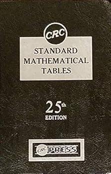 Hardcover CRC Standard Mathematical Tables 25th Edition Book