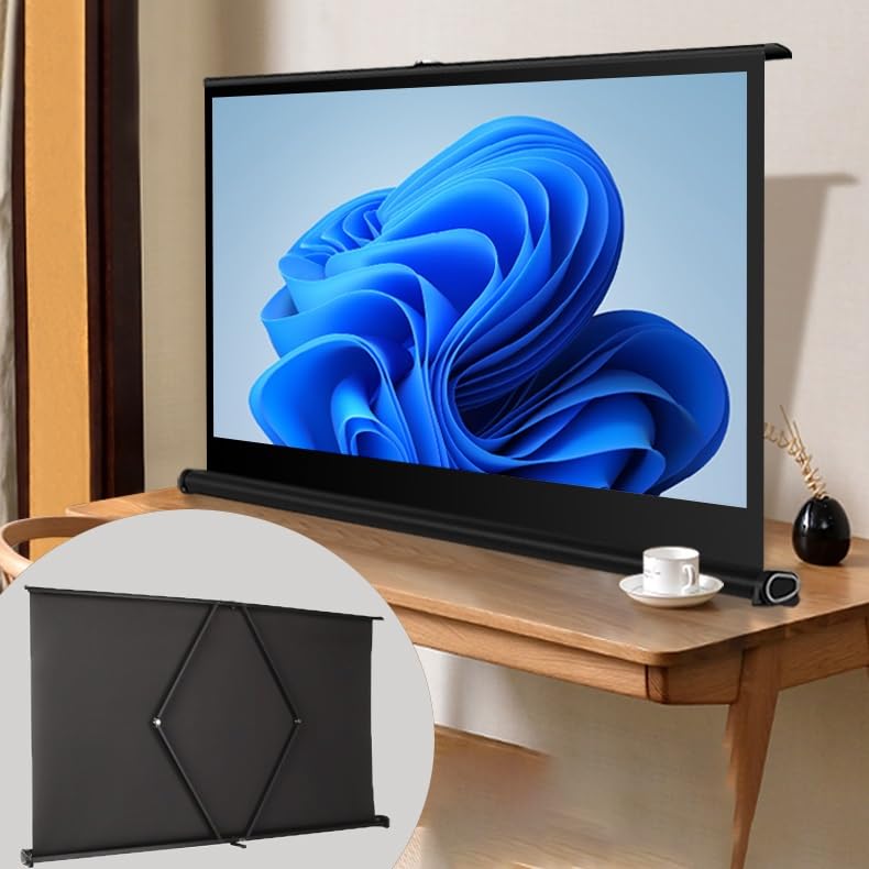 Pantalla portátil retráctil de 50 pulgadas 16:9