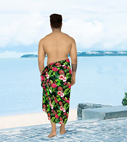 HAPPY BAY Men's Sarong Cover Up Beach Swimwear3