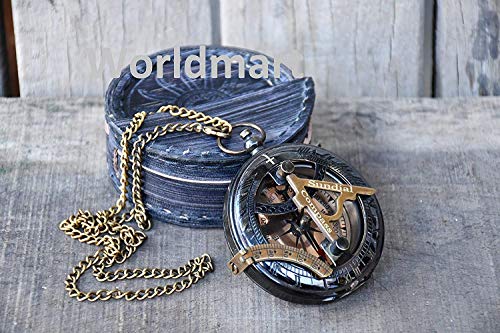 Engraved Nautical Compass