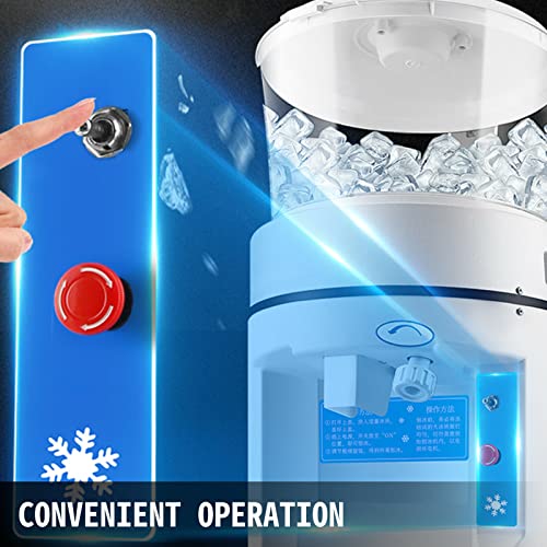 WSXKA Elektrischer Eisrasierer mit 500 kg/h, kommerzieller automatischer Grinder, Granulator, Eismaschine, Slush Grinder… – Bild 5