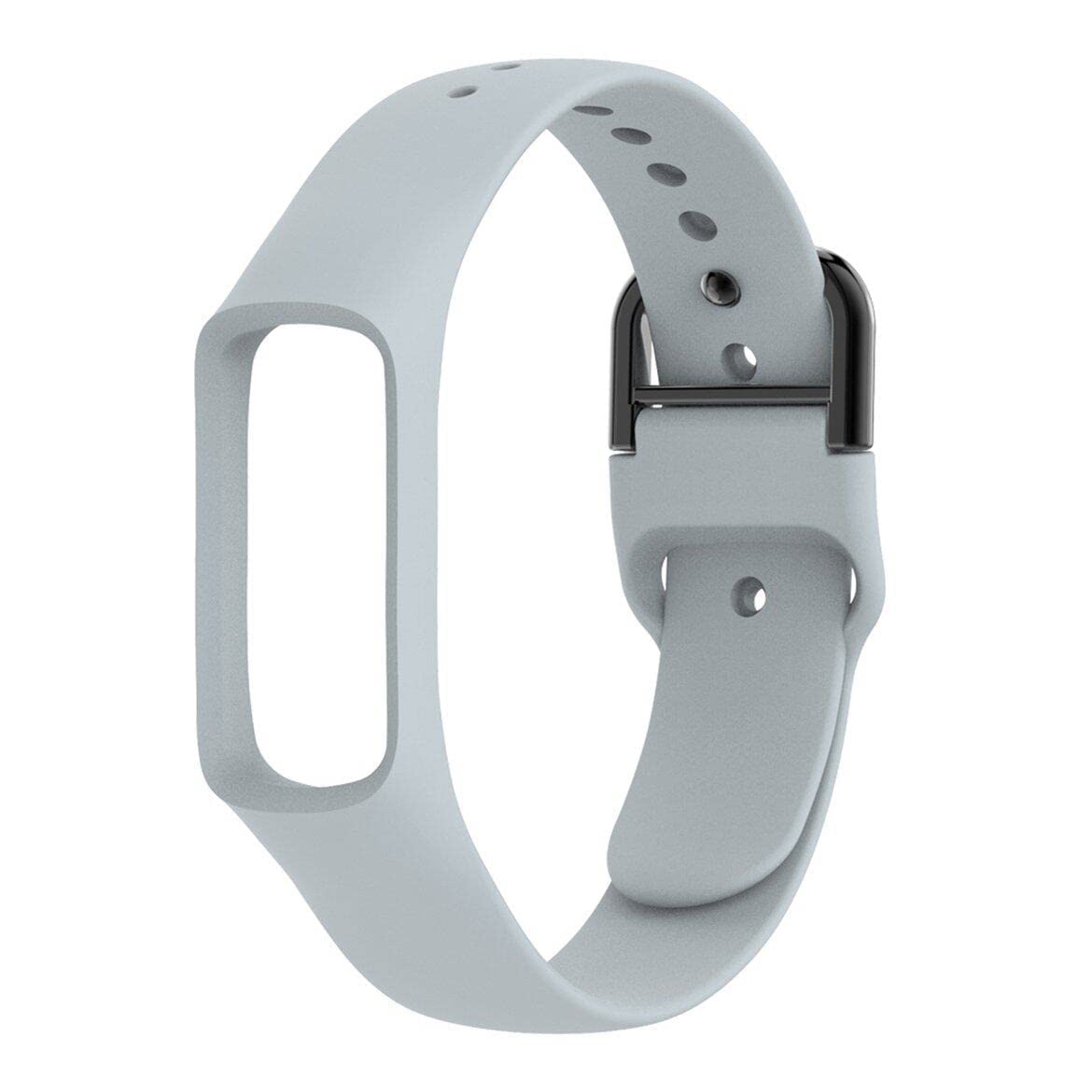 Valente Silicone Smart Band Watch Strap Compatible for Samsung Galaxy Fit 2 R220 (Grey)