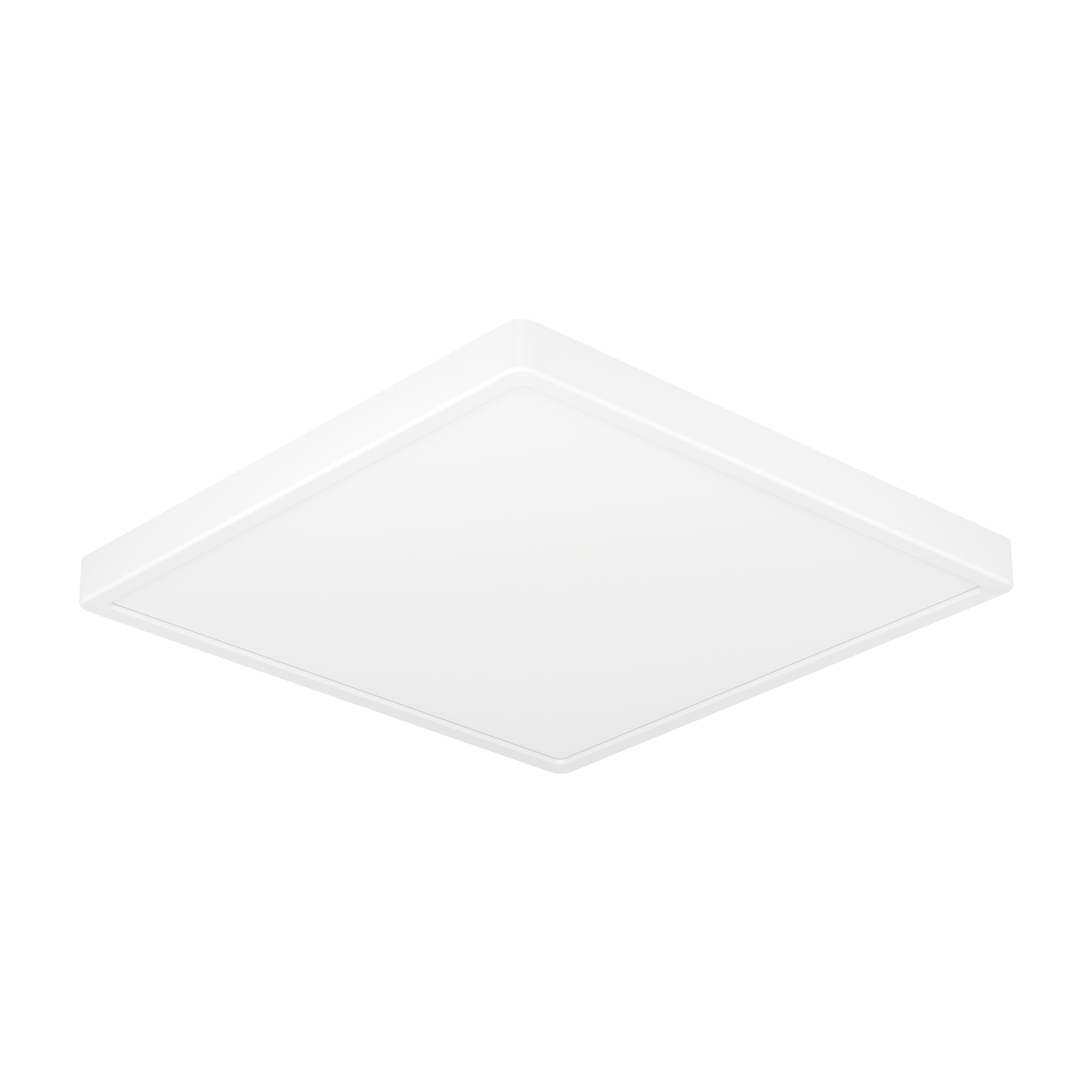 EGLO Fueva 6 Ultra-Slim LED Black Square Surface-Mounted Ceiling Light - WBS