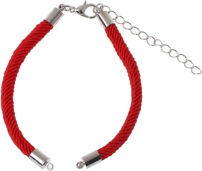 Meiqqm Good Luck Handmade Red String Bracelet Wristband DIY Kabbalah for Jewelry Making