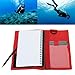 Yonodrixer Underwater Writing Board Diving Wordpad with Pen for Communication in Water Small Writing Plate for Dive Write Board