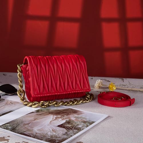 Image of Small Purses for Women Summer Crossbody Bag Quilted Evening Clutch Handbags