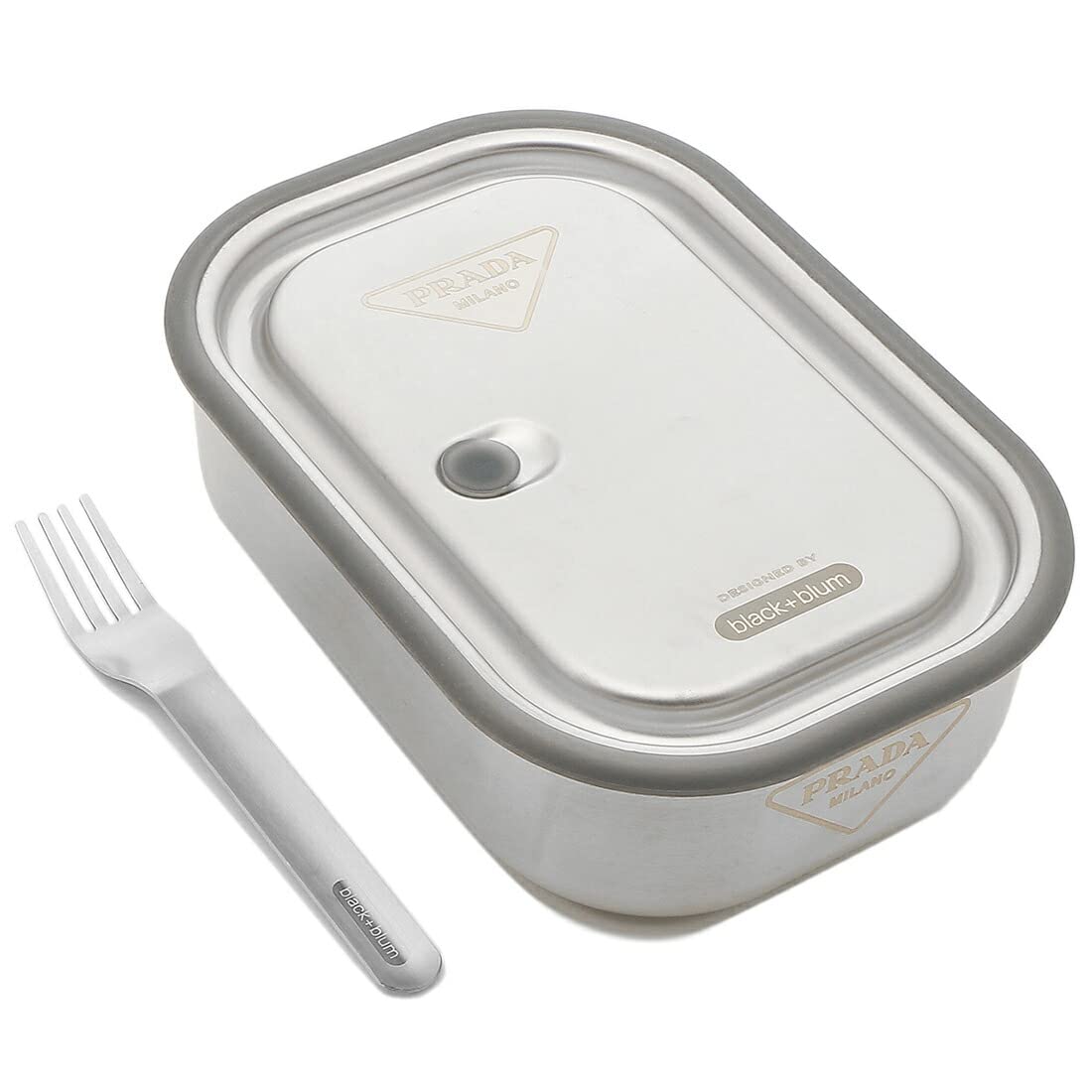 Amazon｜[プラダ]お弁当箱 ランチボックス アウトドア シルバー メンズ
