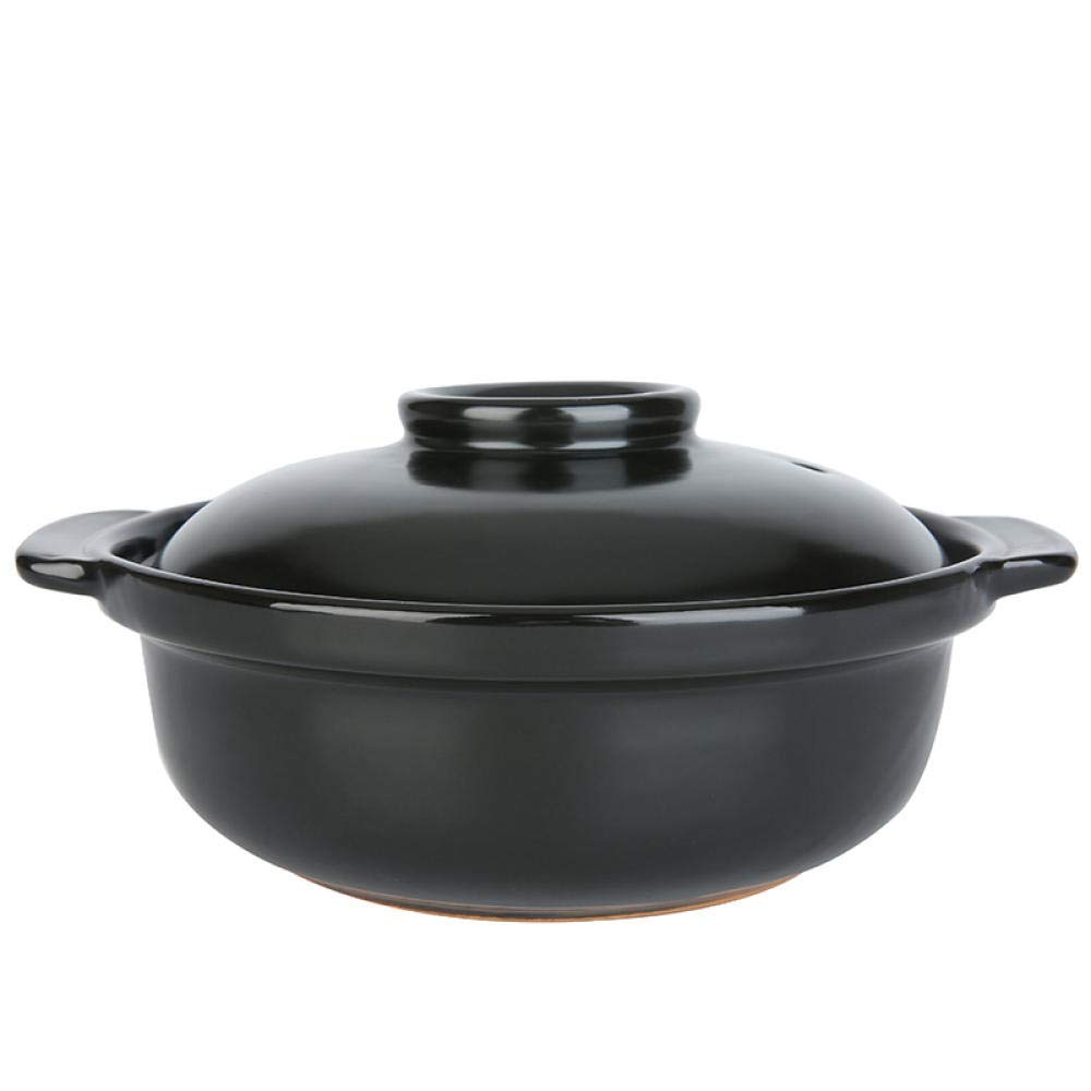 Pot à ragoût en terre cuite casserole en argile céramique à cuisson lente saine