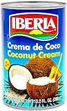 Iberia Coconut Cream,13.2 fl. oz., Ideal For Use in Drinks & Desserts, Non-Dairy Alternative, Premium Coconut Cream for Vegan and Dairy Free Cakes.