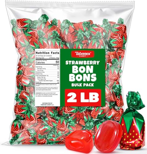 Strawberry Filled Hard Candy Bon Bons