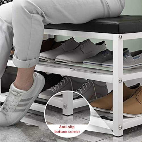 Gabinetes de Zapatos Independientes para Entrada, zapateros Independientes, Banco de zapateros, Banco de Zapatos Multifuncional con Asiento, Estante para Zapatos, gabinete de almac