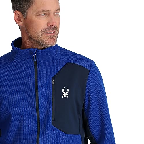 Image of Spyder Men's Bandit Hybrid Full Zip Mid Layer Jacket