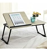 BAKAJI Tavolino Vassoio Colazione da Letto Divano Tavolo Porta Tablet Notebook PC Laptop Struttur...