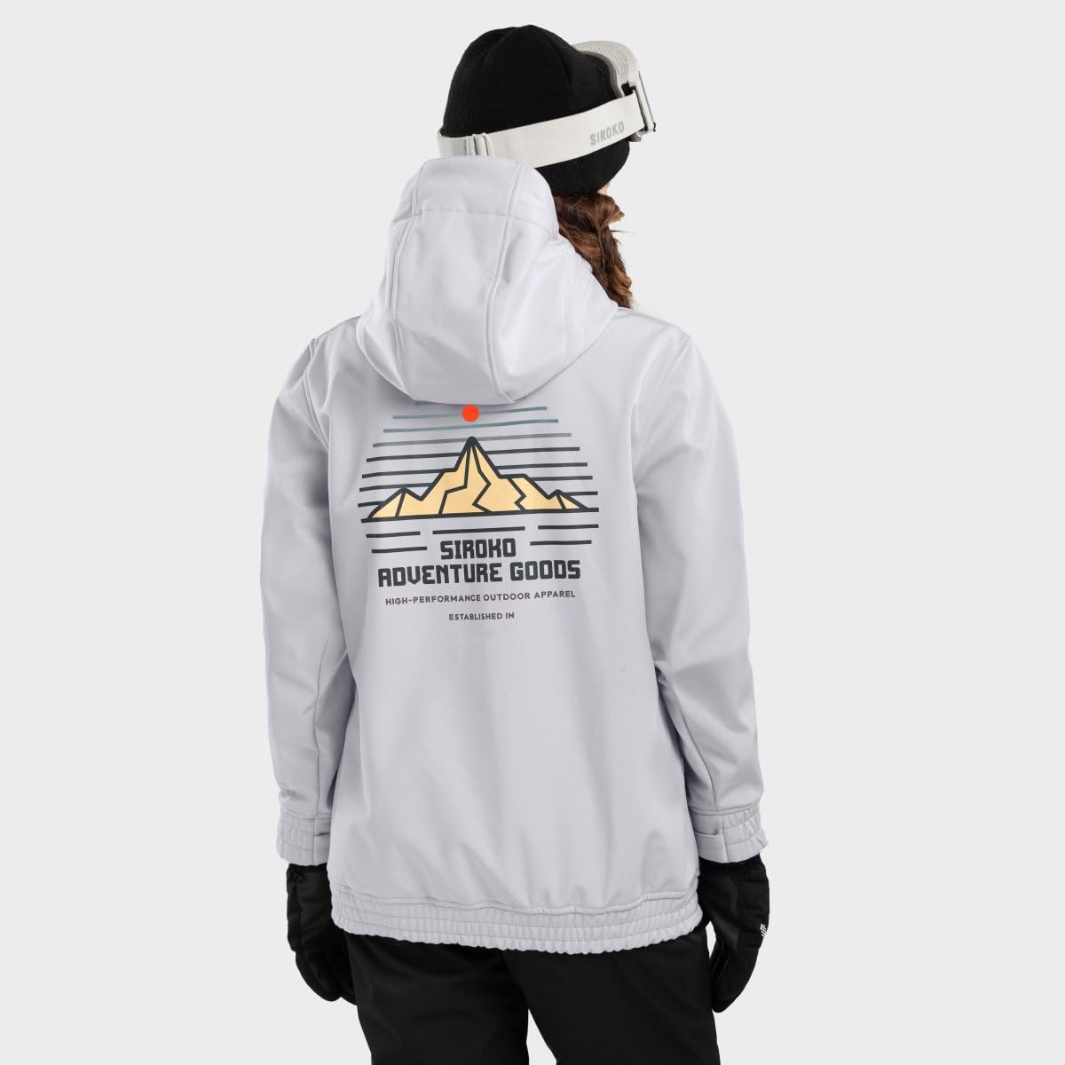 SIROKO Chaqueta para snowboard/esquí esquí y nieve W3-W Lhotse Gris