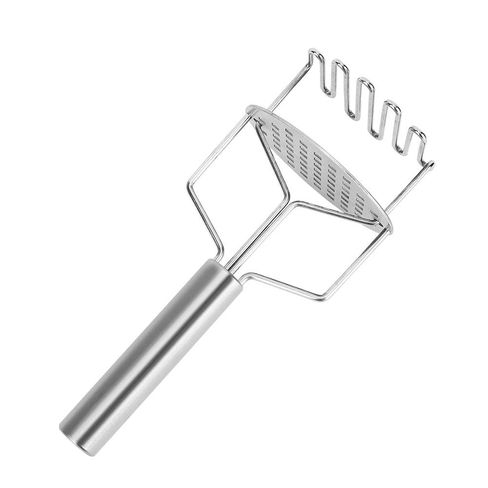 Edelstahl Kartoffelstampfer Langlebig Doppelschicht Kartoffelpresse Küche Kartoffelpresse Hand Kartoffelpüree Maker/3281