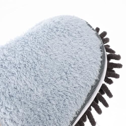 Pantuflas para limpiar pisos de microfibra súper absorbentes y cómodas de usar 4