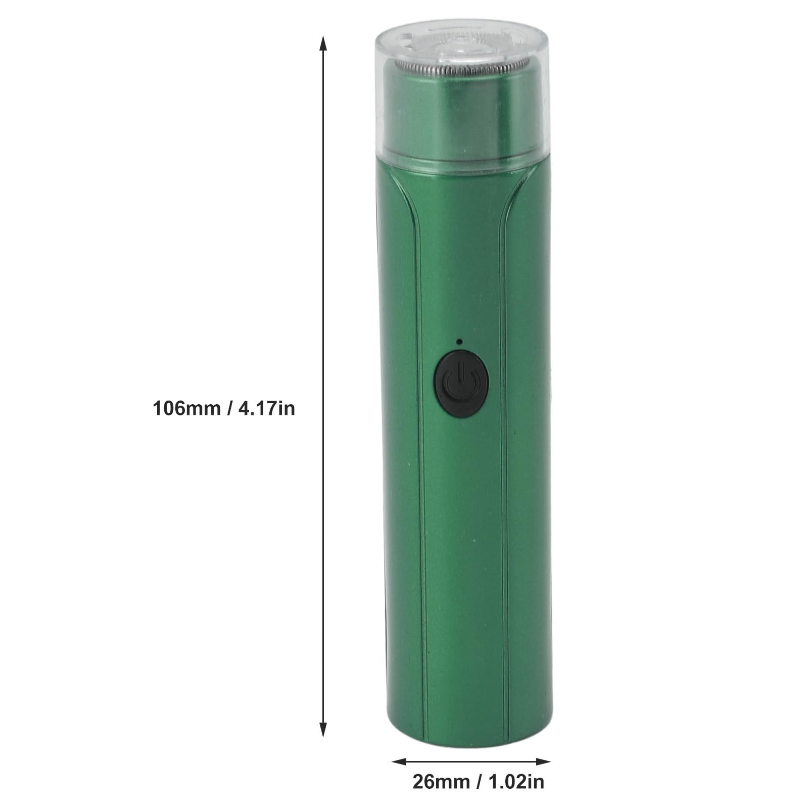 Efficient Rechargeable Electric Shaver, Portable Beard Trimmer and Shaver, with Accurate Three Ways, Fast Charging, Lightweight, for Home, Traveling (Green)