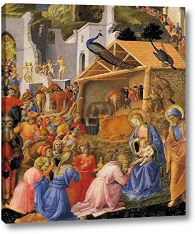 Adoration of the Magi by Fra Filippo Lippi - 20" x 24" Gallery Wrap Canvas Art Print - Ready to Hang
