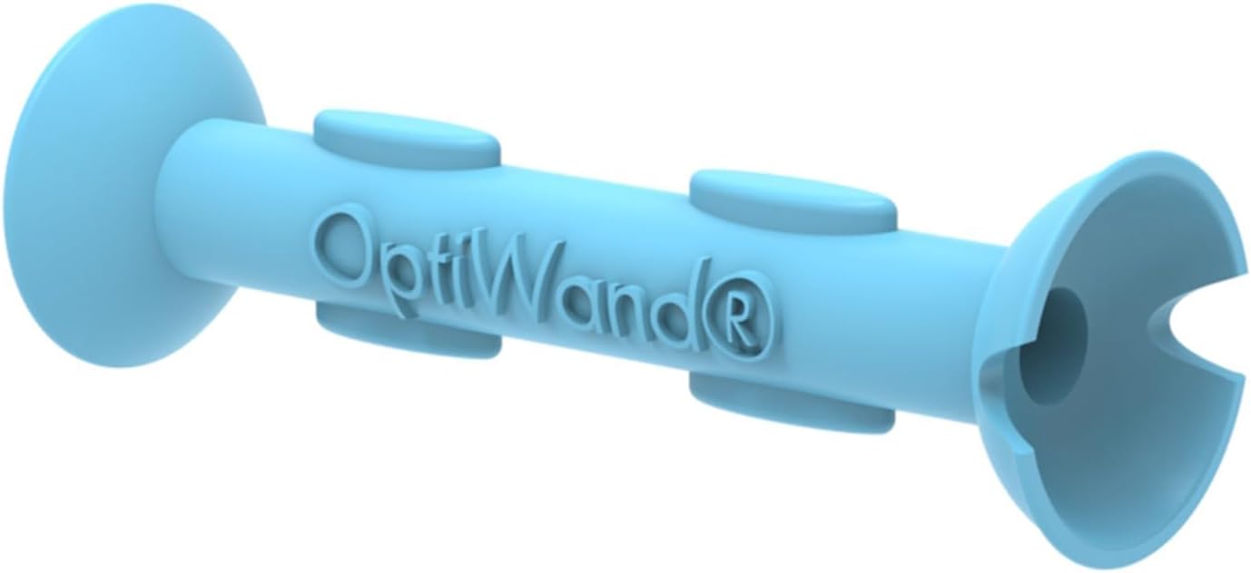 OptiWand Portable Soft Contact Lens Remover & Inserter Tool - Silicone Rubber Pincher with Grips, Travel Size 1.75" Safe Easy Use