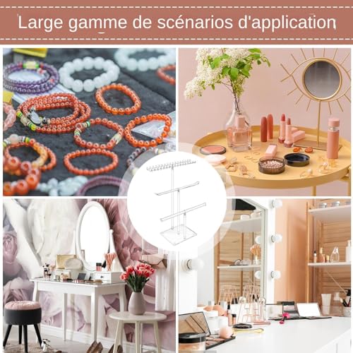 Support de rangement acrylique pour présentoir à bijoux de bagues