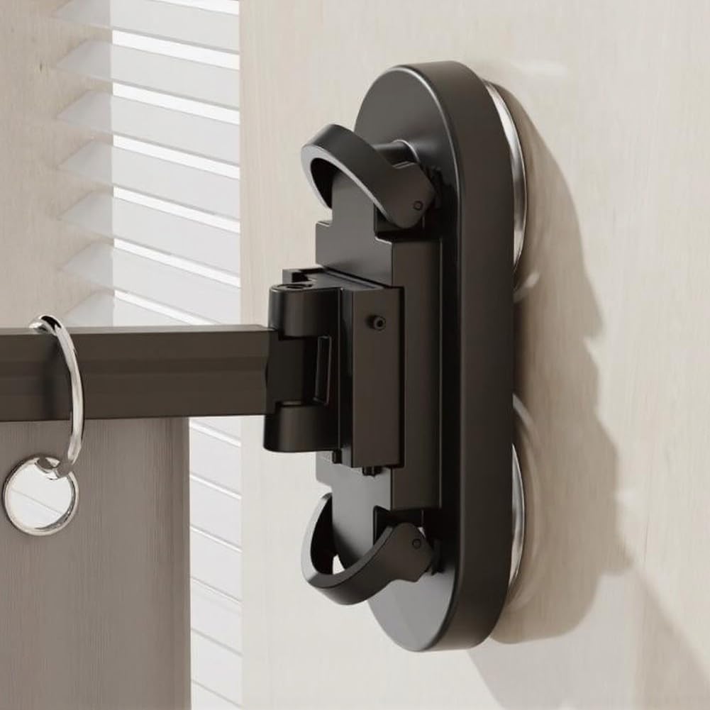 Barre de Rideau de Douche Extensible Gain de Place(Gray)