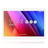 Android Tablet PC 10.1 Inch Unlocked 3G Phone, Android 6.0 MTK 6580 GPS Quad Core,HD 1280X800 IPS Touchscreen with Bluetooth,RAM 1GB ROM 16GB 2G 3G Dual Sim Card Slot WiFi Dual Camera,Gold